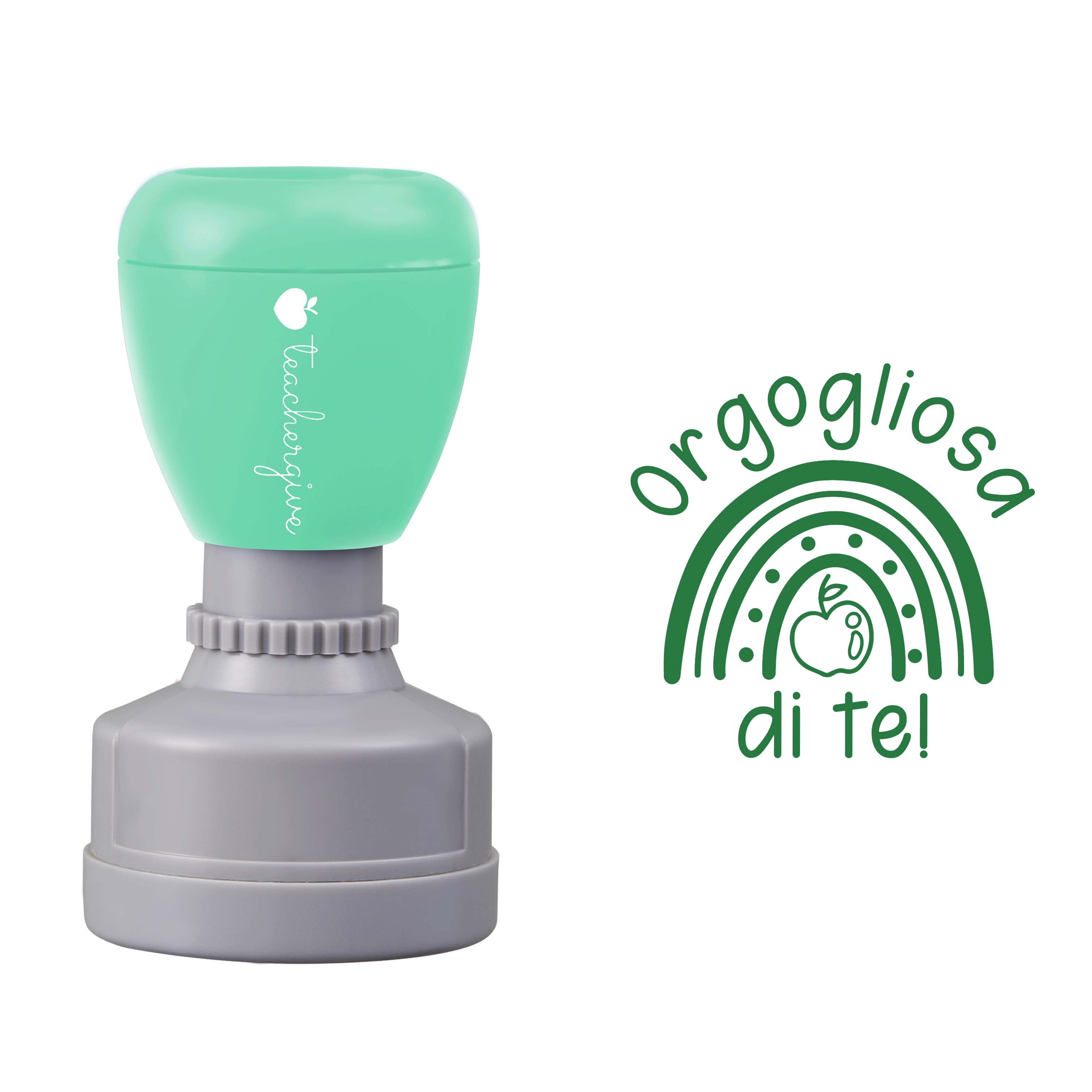 Orgogliosa di te Teacher Stamp