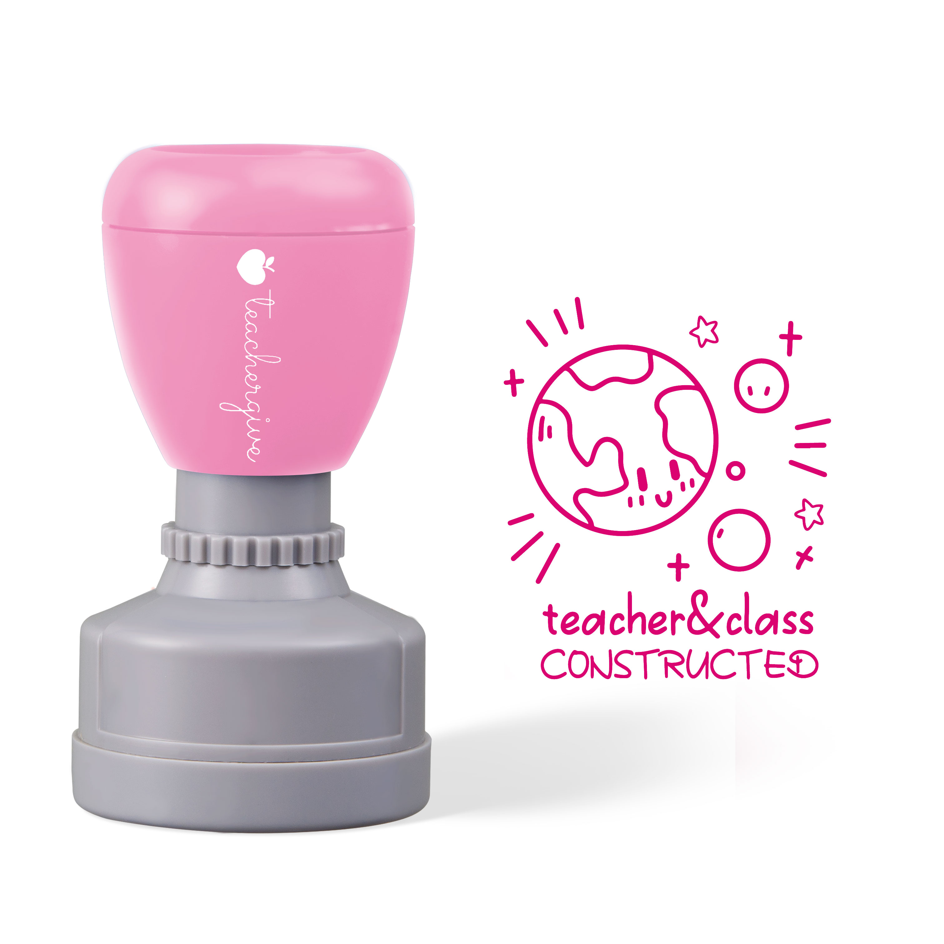 Teacher and Class Constructed Stamp