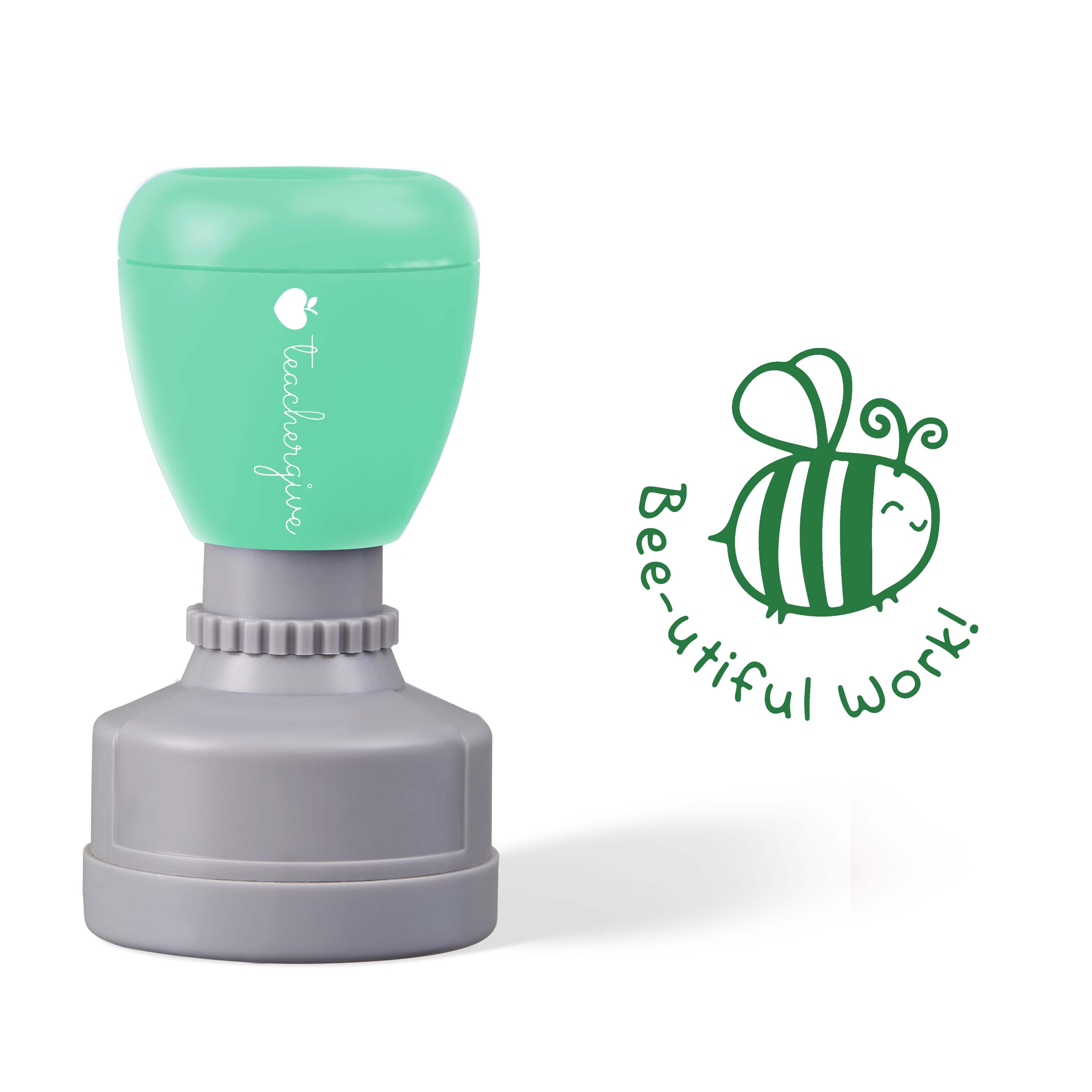 Bee Utiful Work Teacher Stamp