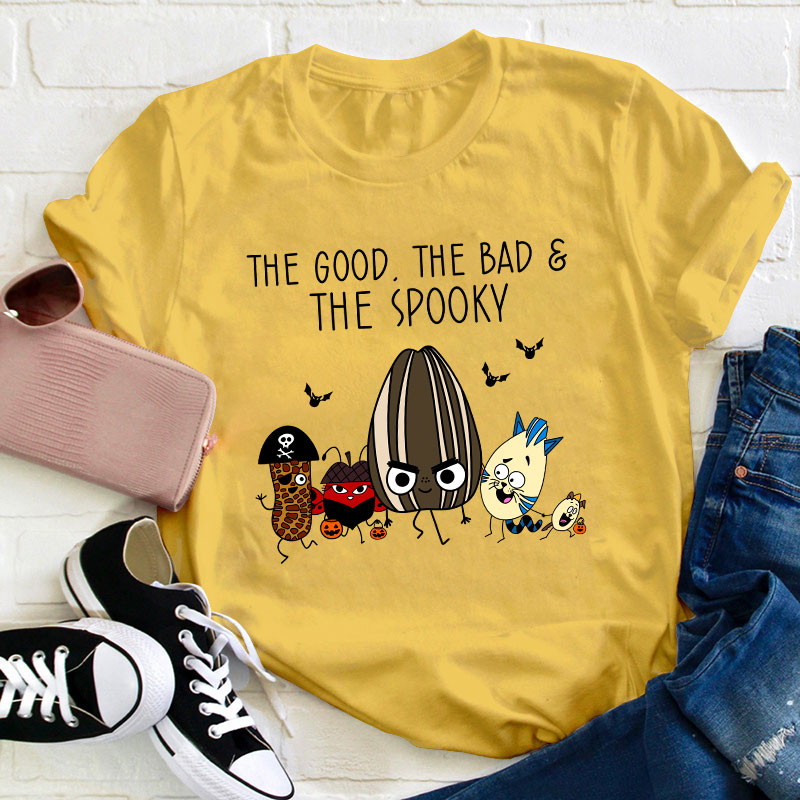 The Good The Bad The Spooky Teacher T-Shirt