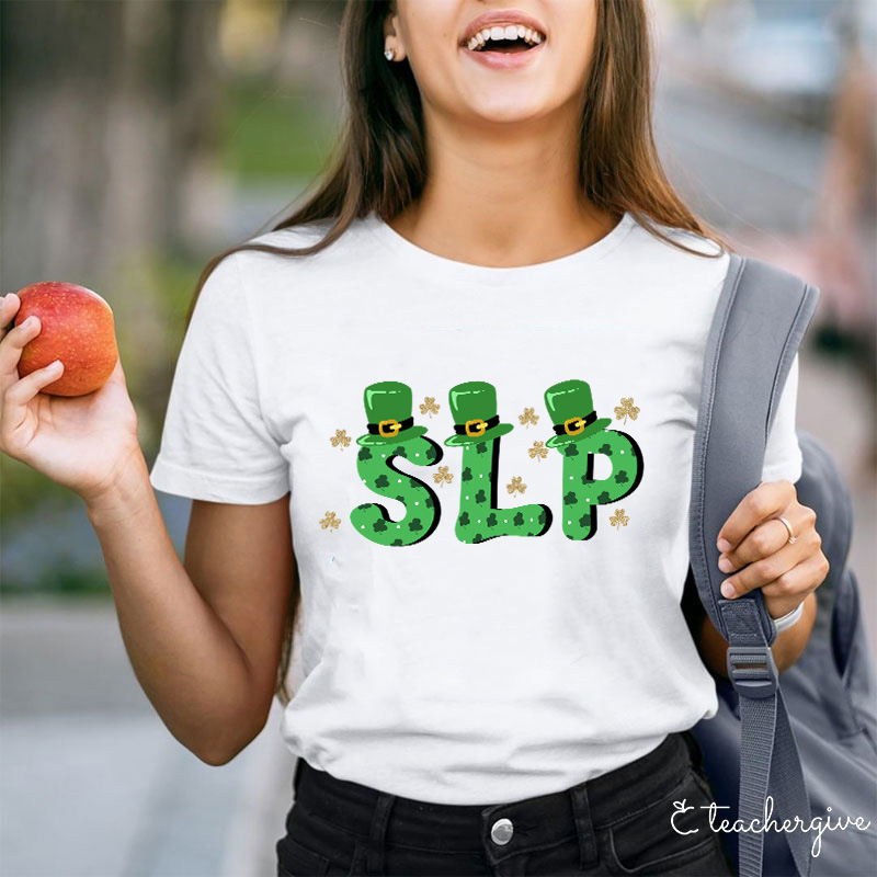 SLP Leprechaun Teacher T-Shirt