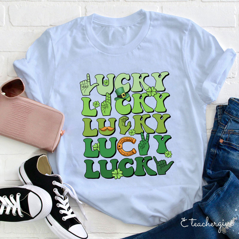 Lucky Teacher T-Shirt