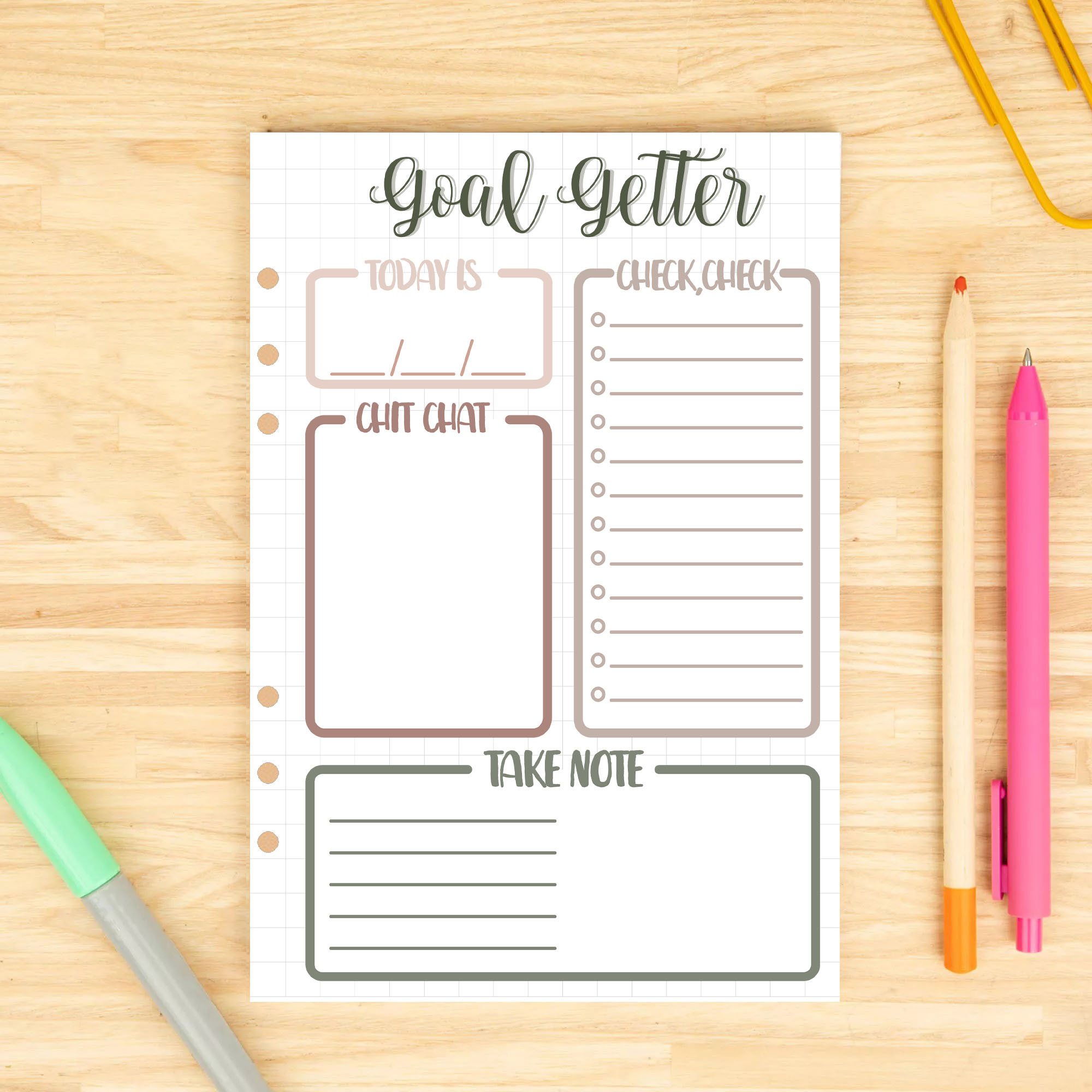 Goal Getter Exquisite Notepad
