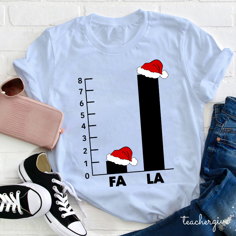 Fa La La La La La La La La Teacher T-Shirt