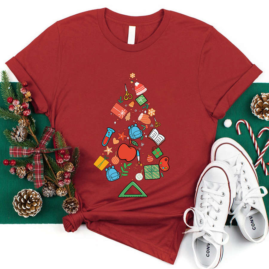 Christmas Tree Teacher T-Shirt