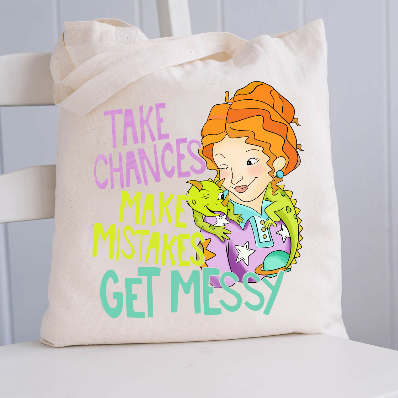 Take Chances Make Mistakes Get Messy Beauty Tote Bag