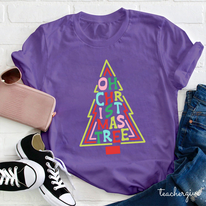 OH Christmas Tree Teacher T-Shirt