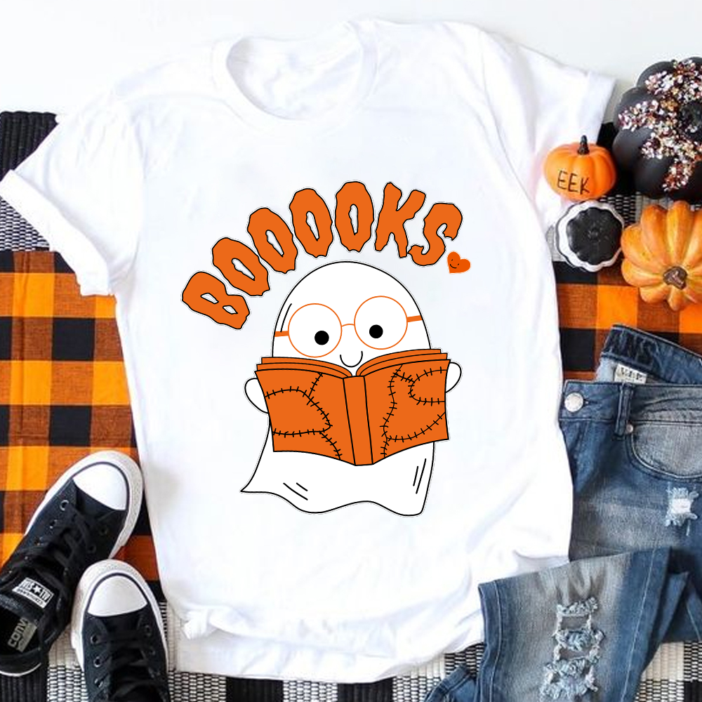 Booooks Cartoon T-Shirt