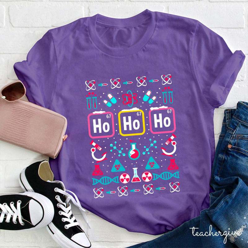Ho Ho Ho Amazing Chemistry Teacher T-Shirt