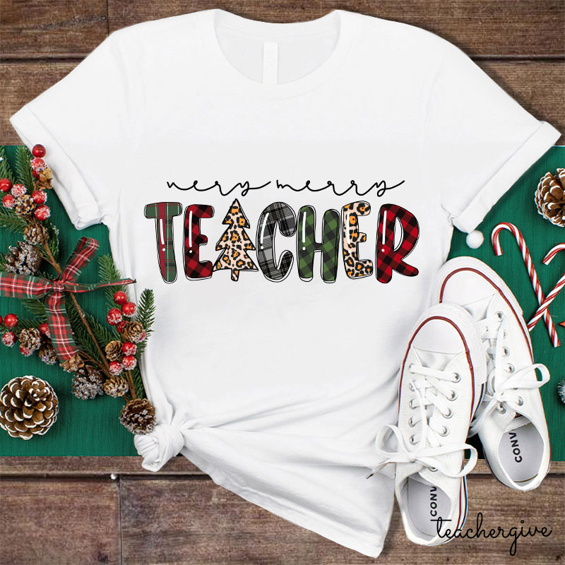 A Very Merry Teacher Teacher T-Shirt