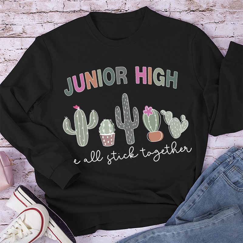 Personalized We All Stick Together Long Sleeve T-Shirt