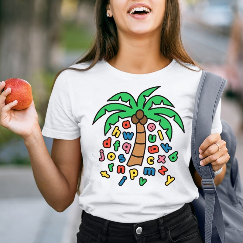 Letters Were Raining Down On The Coconut Trees T-Shirt
