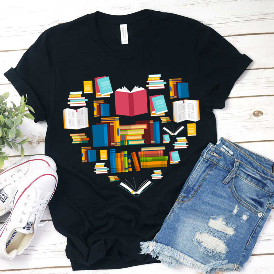 Fill Your Heart With Books T-Shirt