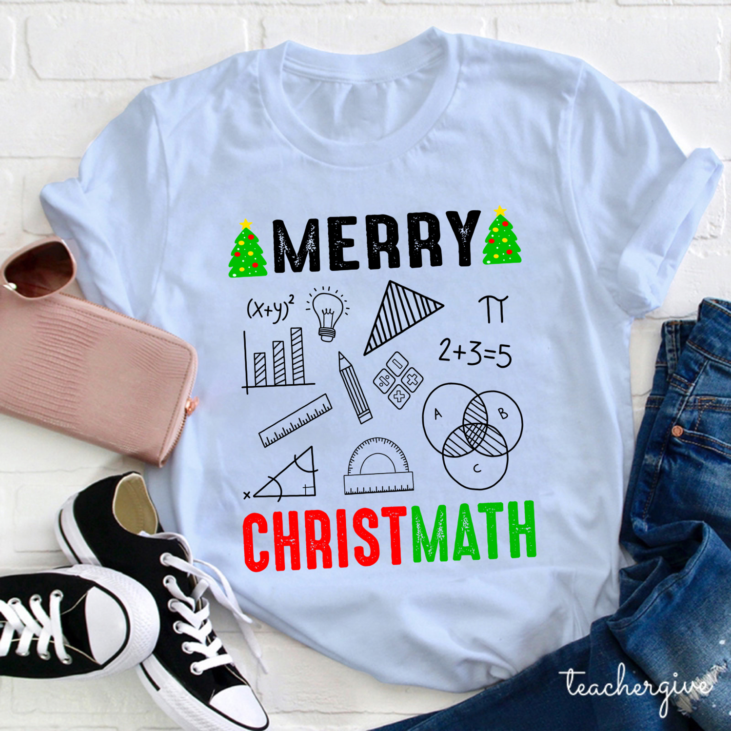 Merry Christmath Math Teacher T-Shirt