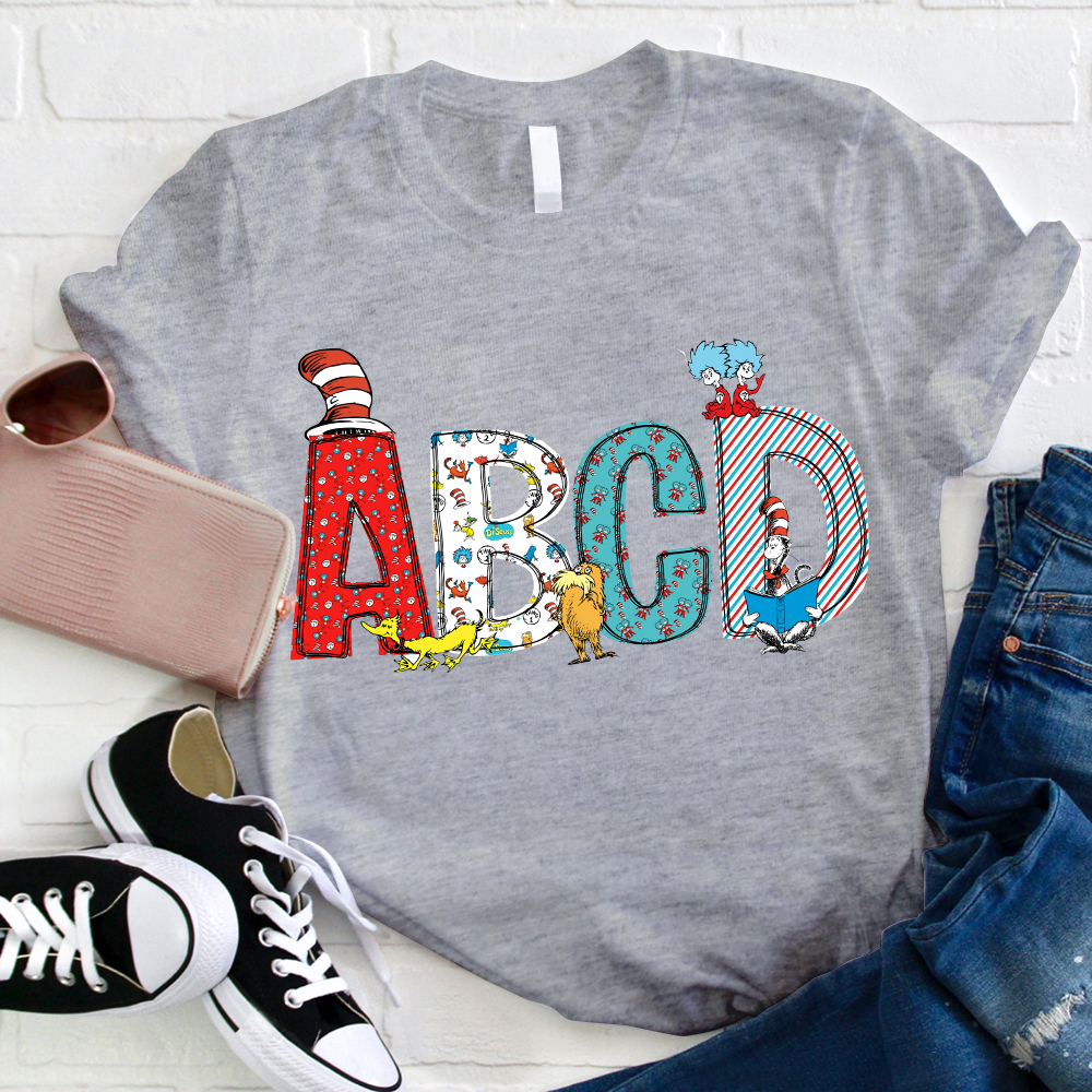 Letters With Rich Pattern T-Shirt