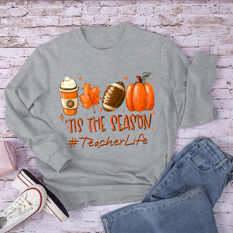 Tis The Season Halloween Vibes Long Sleeve T-Shirt