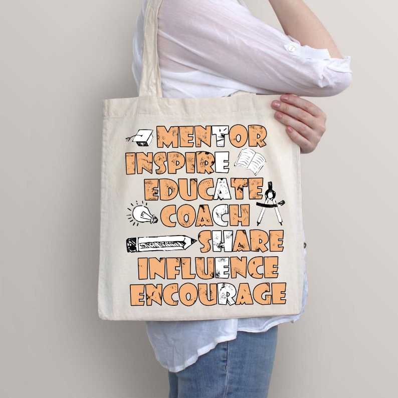 Teachergive Describe A Teacher Tote Bag sale