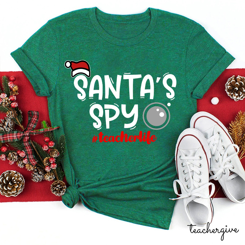 Santa's Spy Teacher T-Shirt