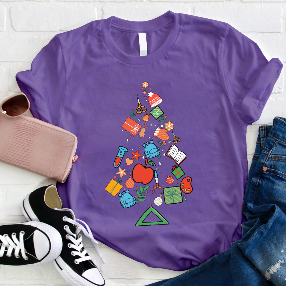 Christmas Tree Teacher T-Shirt