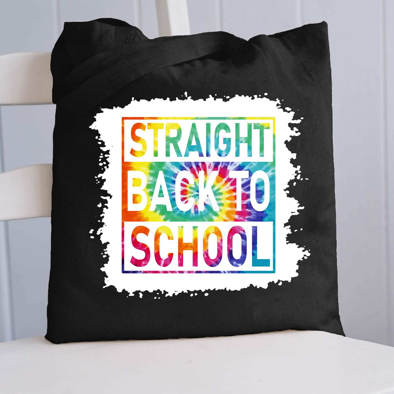 Straight Back To School Tote Bag