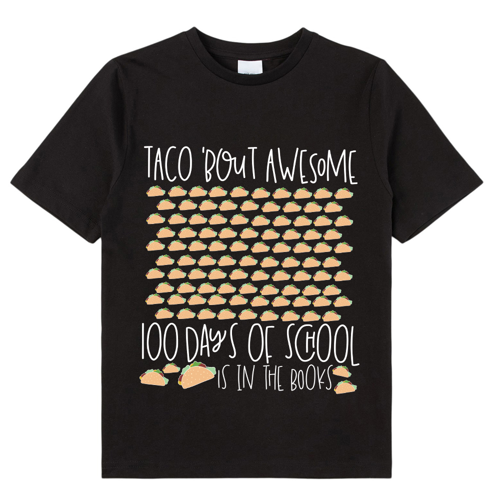 100 Days Of School In The Books Kids T-Shirt