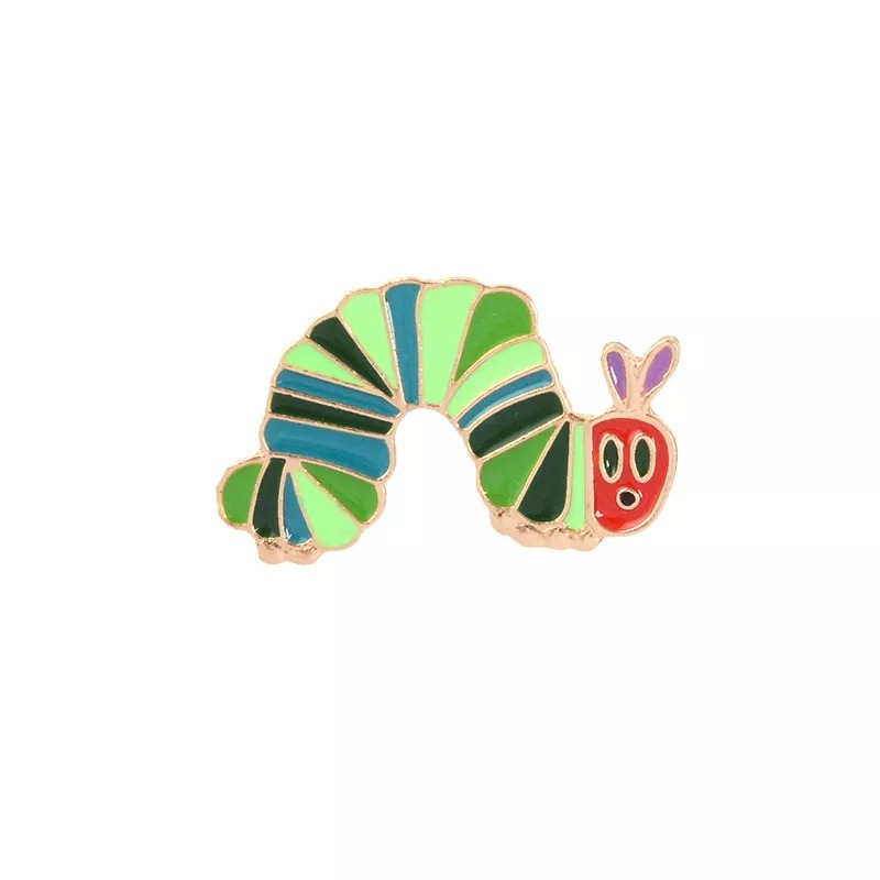 Lovely Caterpillar Strawberry Pin Set