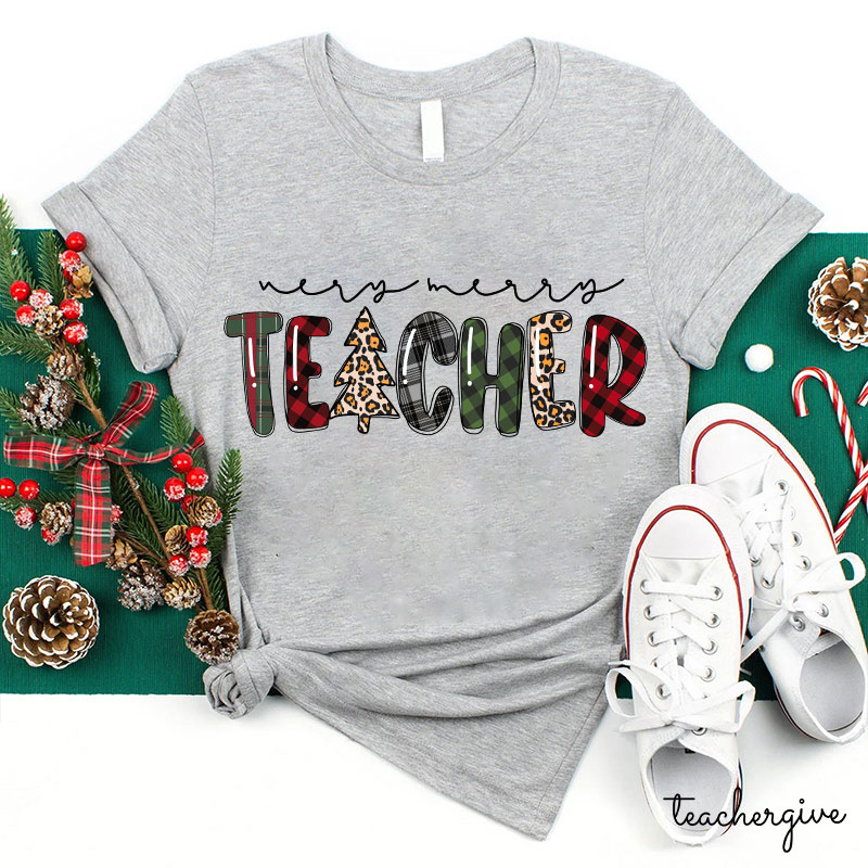 A Very Merry Teacher Teacher T-Shirt