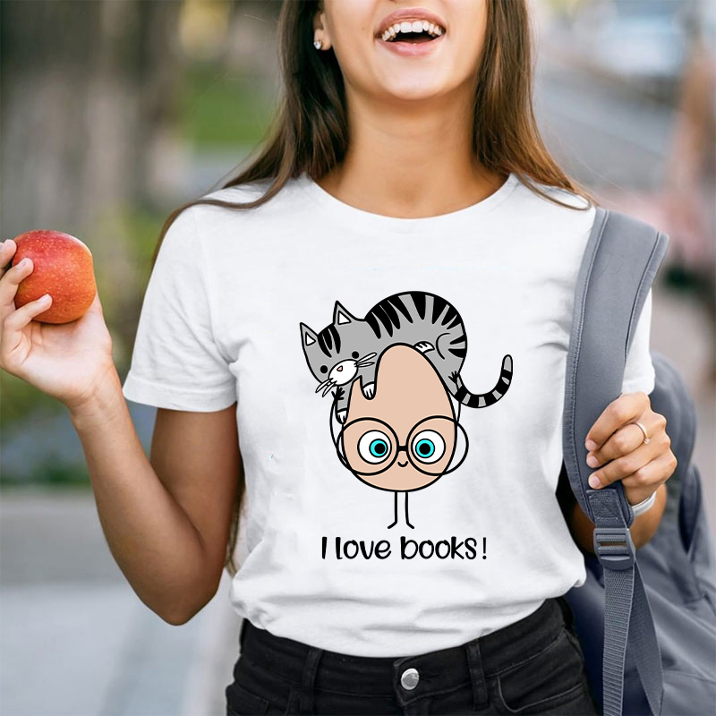 I Love Books Teacher T-Shirt