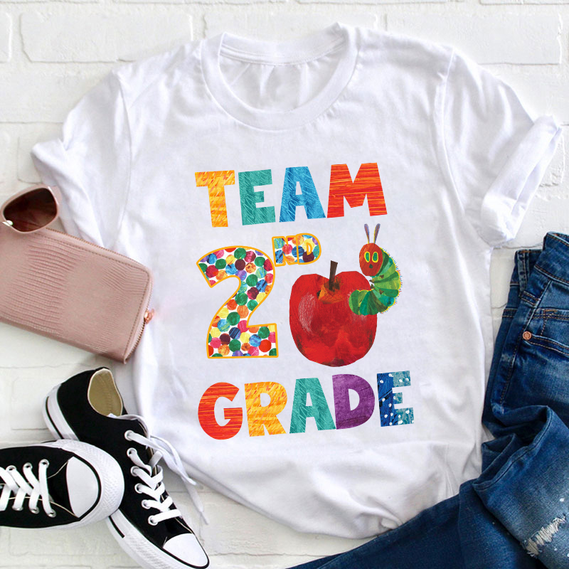 Personalized Grade Team Teacher T-Shirt