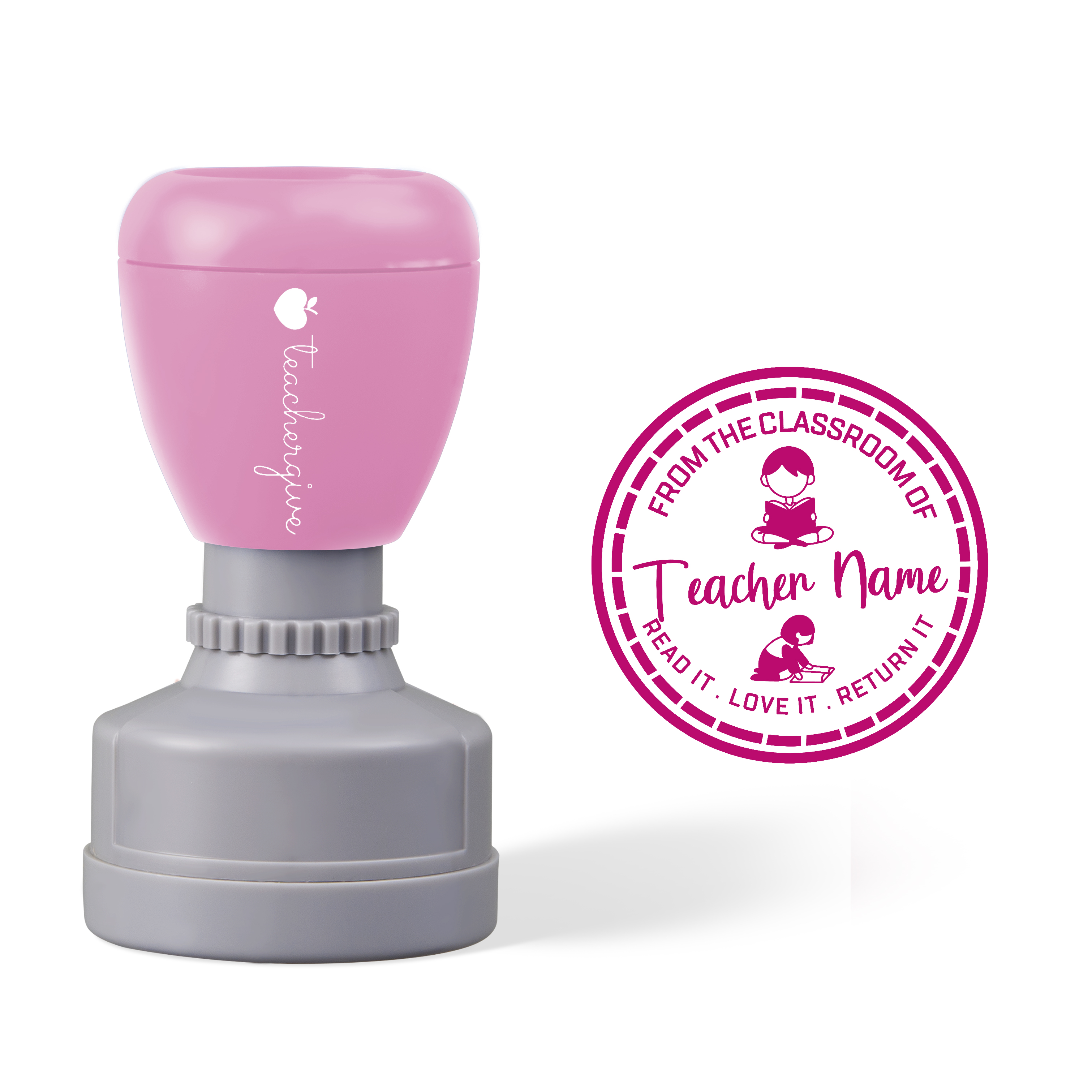 Personalized From The Classroom Reading Stamp