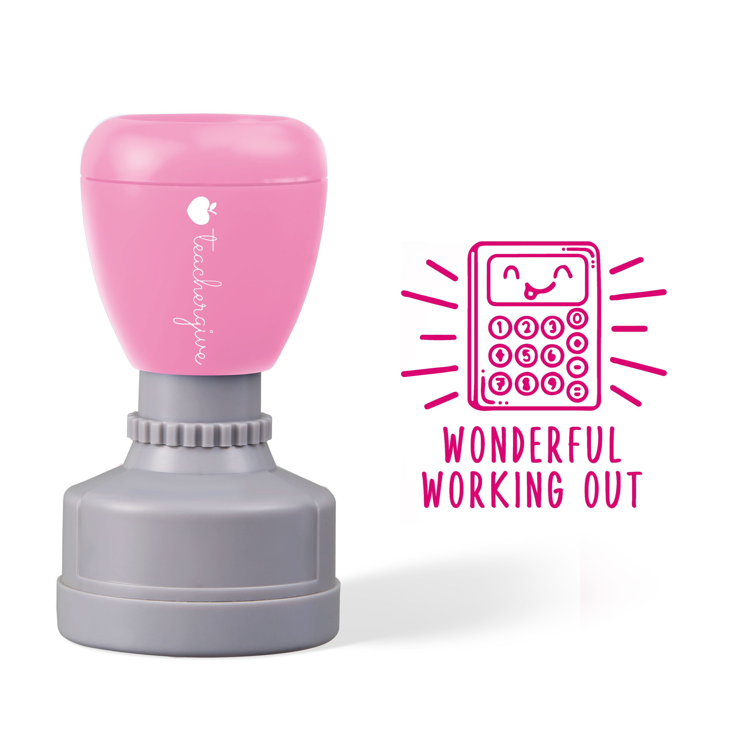 Wonderful Working Out Stamp