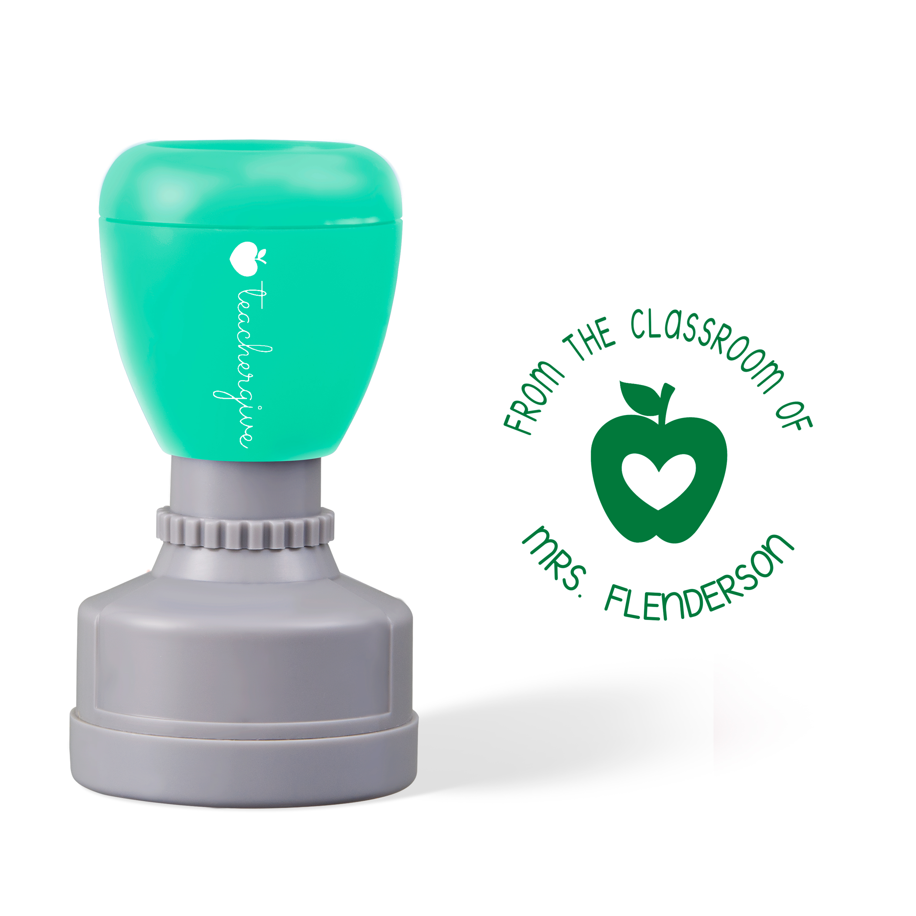 Personalized Name From The Classroom Of Teacher Stamp