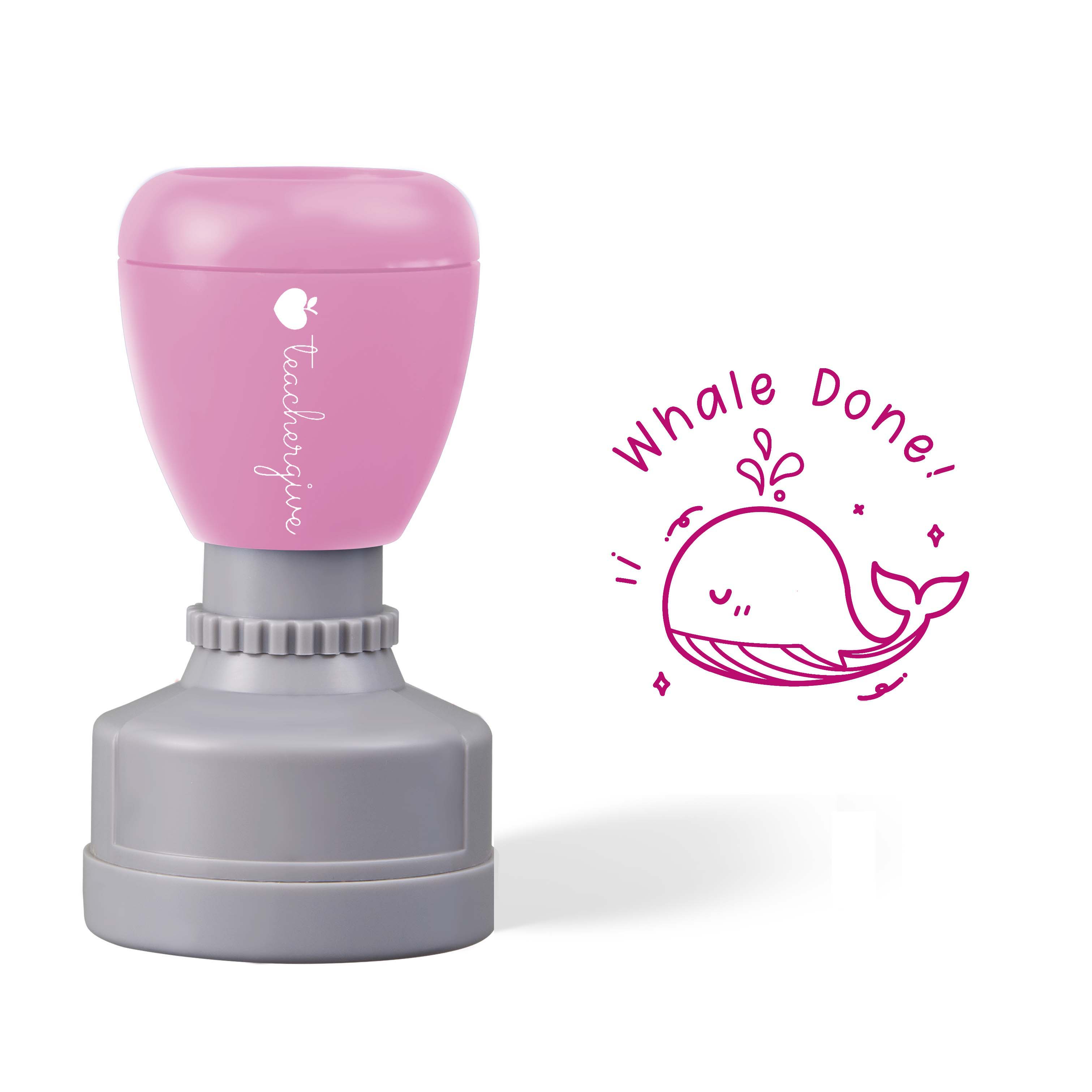 Whale Done Teacher Stamp