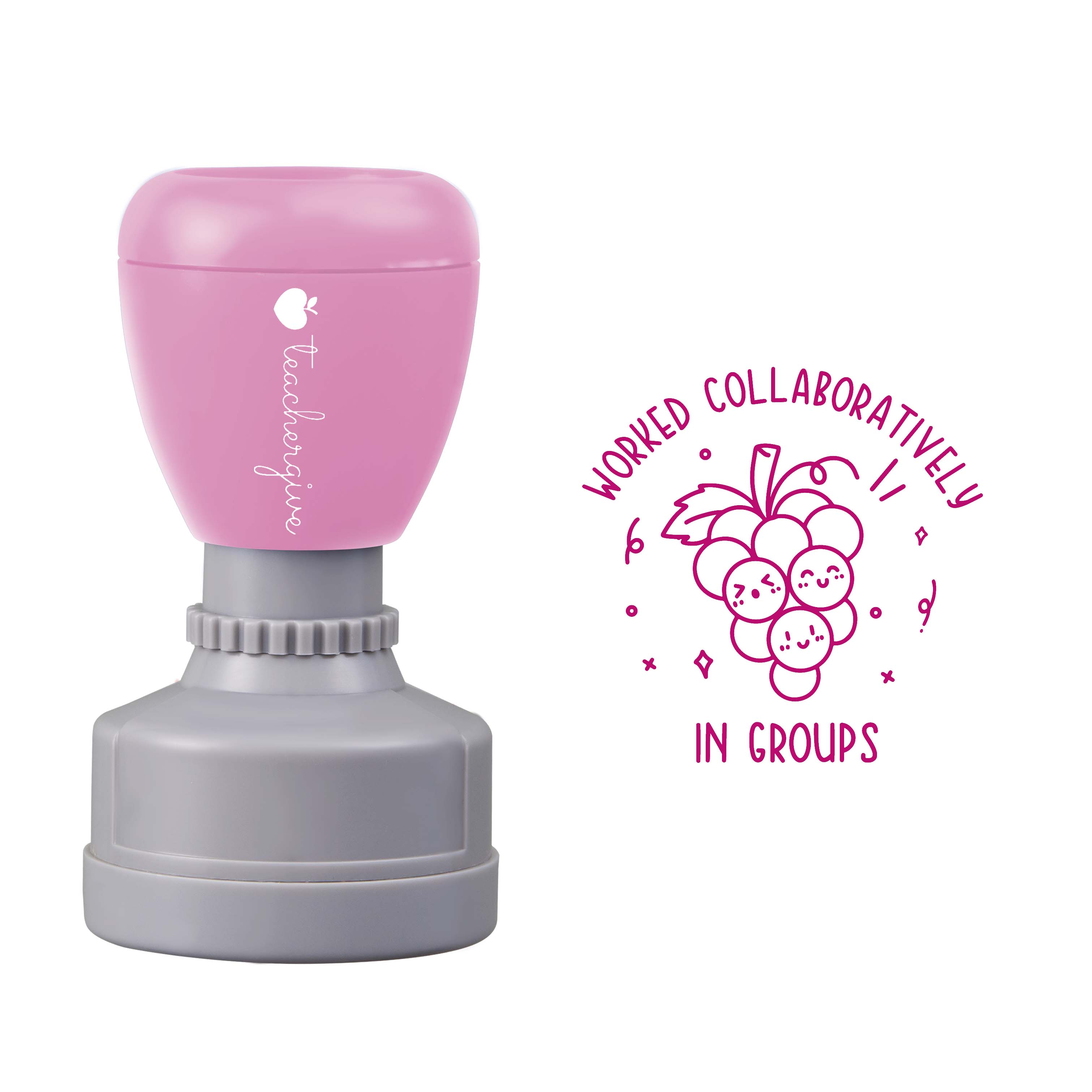 Worked Collaboratively Stamp