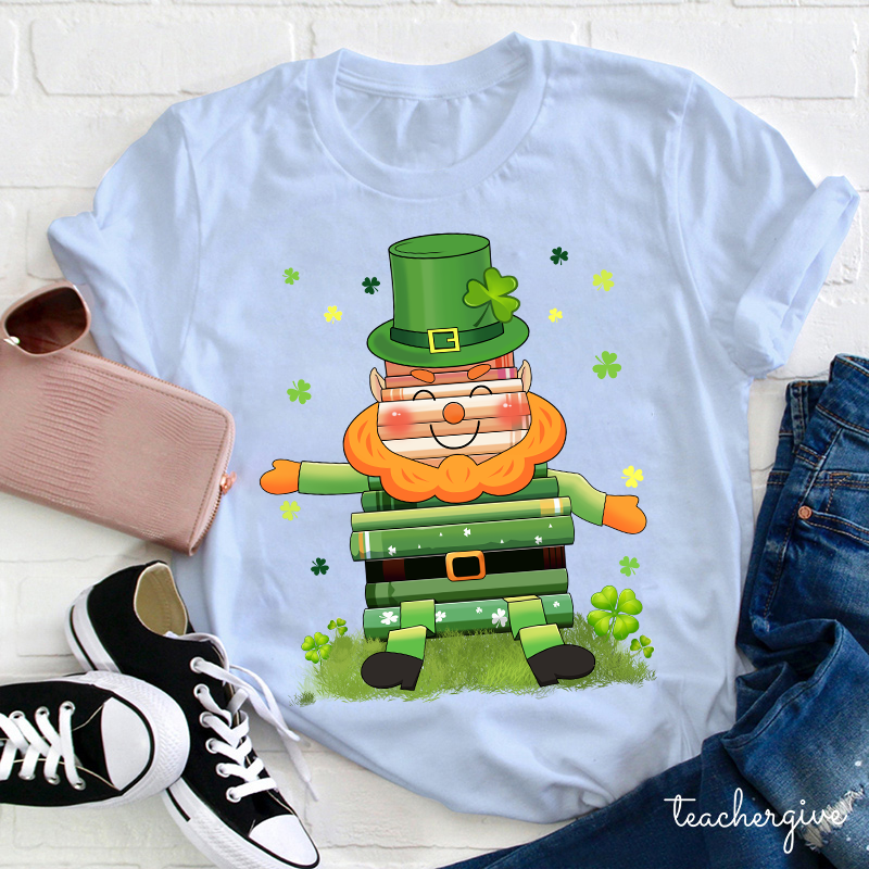 Book Leprechaun Teacher T-Shirt