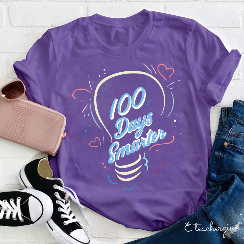 100 Days Smarter Teacher T-Shirt