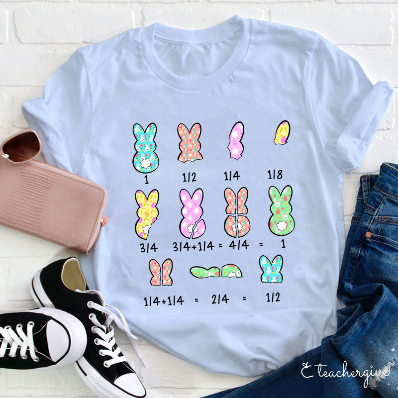 Bunny Calculation Teacher T-Shirt