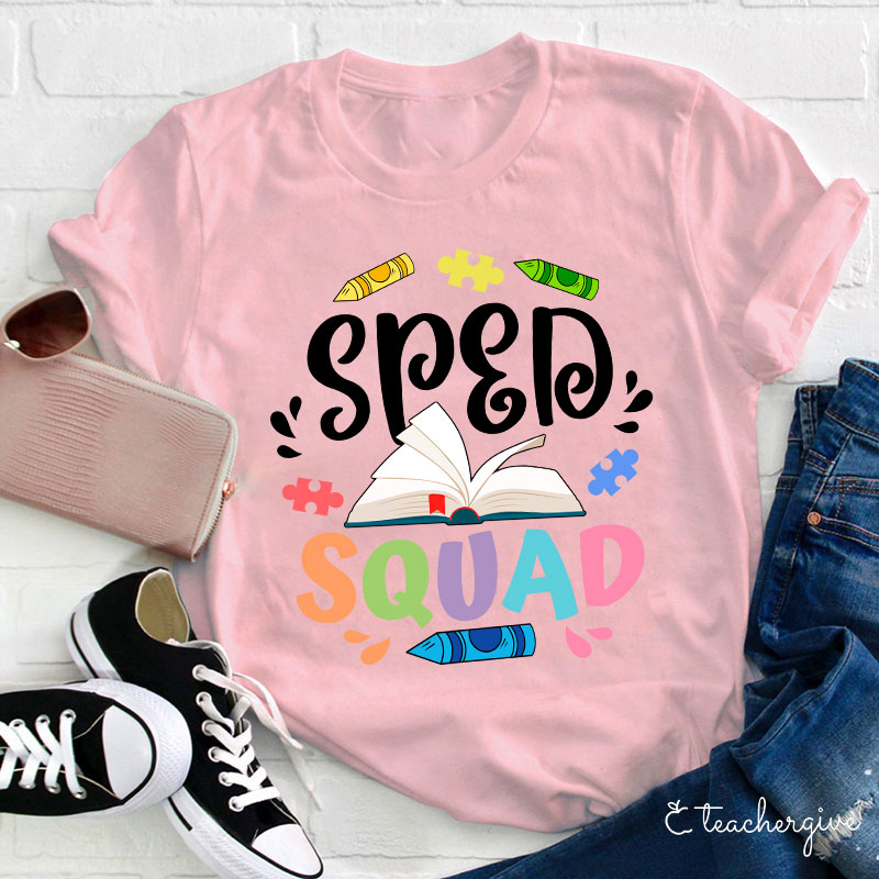 Sped Squad Book   T-Shirt