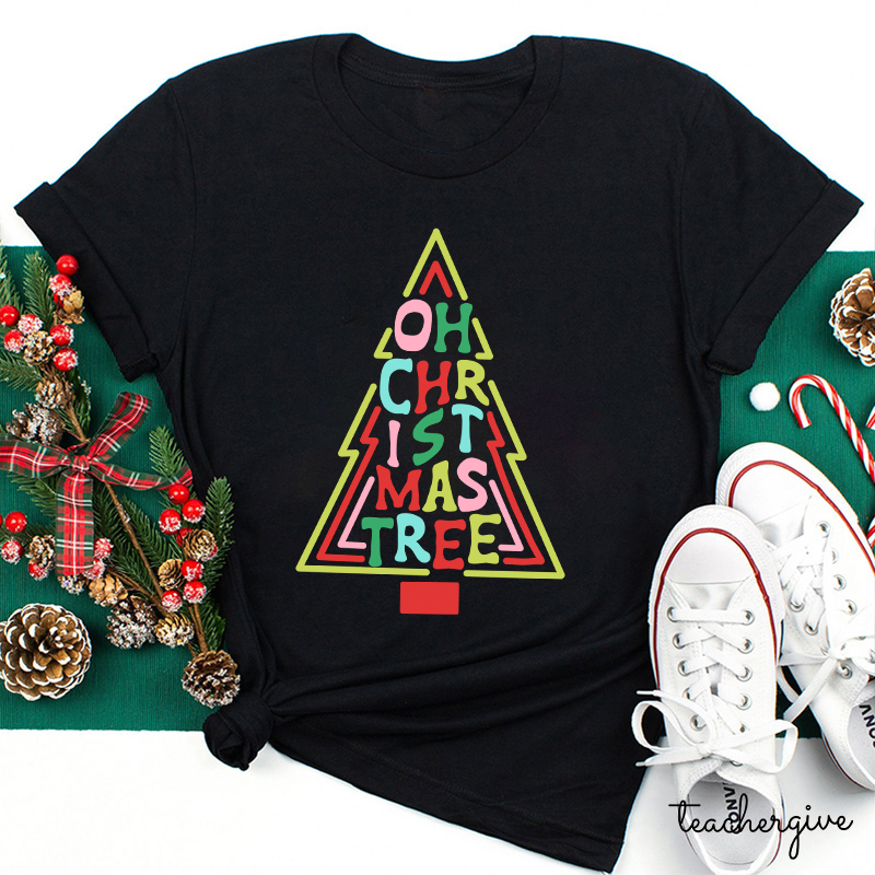 OH Christmas Tree Teacher T-Shirt