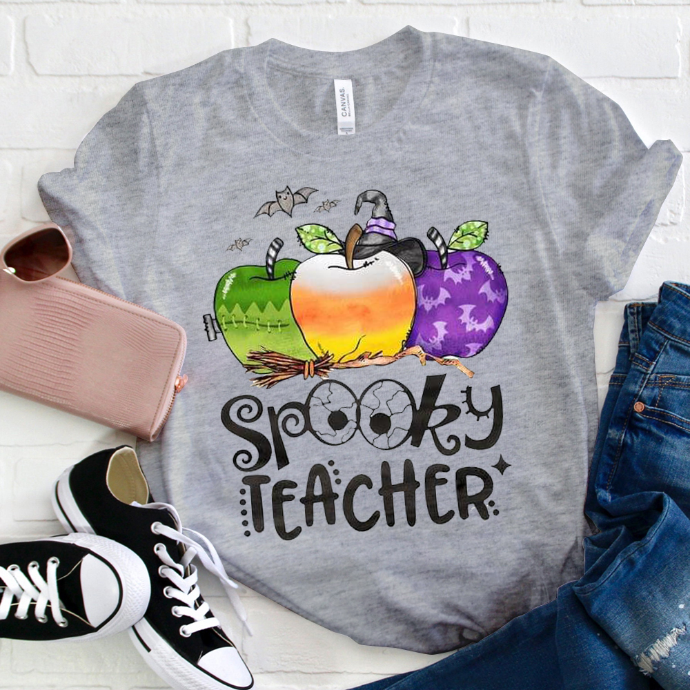 Poison Apple Spooky Teacher T-Shirt