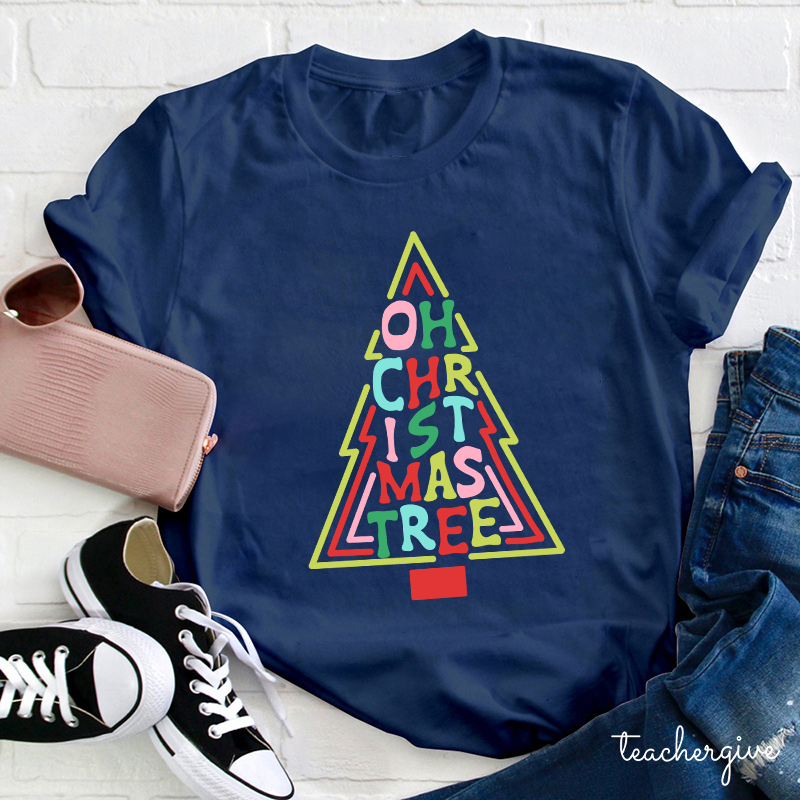 OH Christmas Tree Teacher T-Shirt
