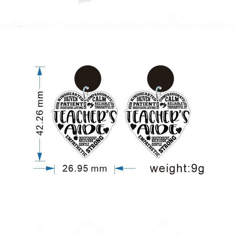 Black Heart Earrings