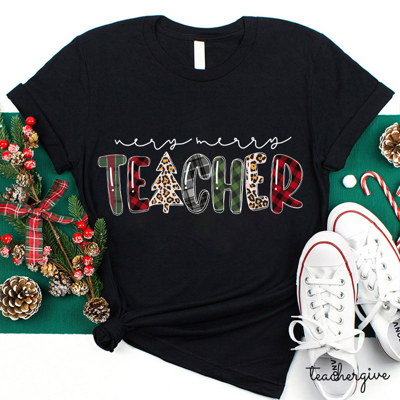 A Very Merry Teacher Teacher T-Shirt