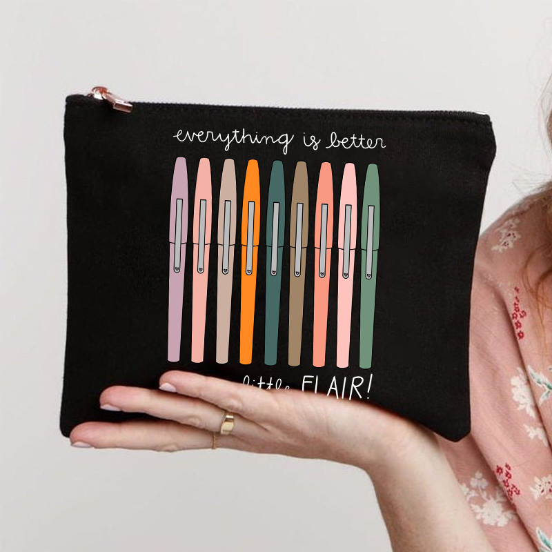Everything Is Better With A Little Flair Makeup Bag