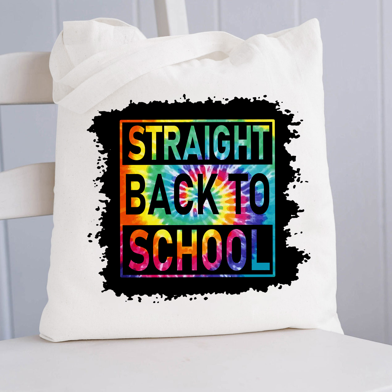 Straight Back To School Tote Bag