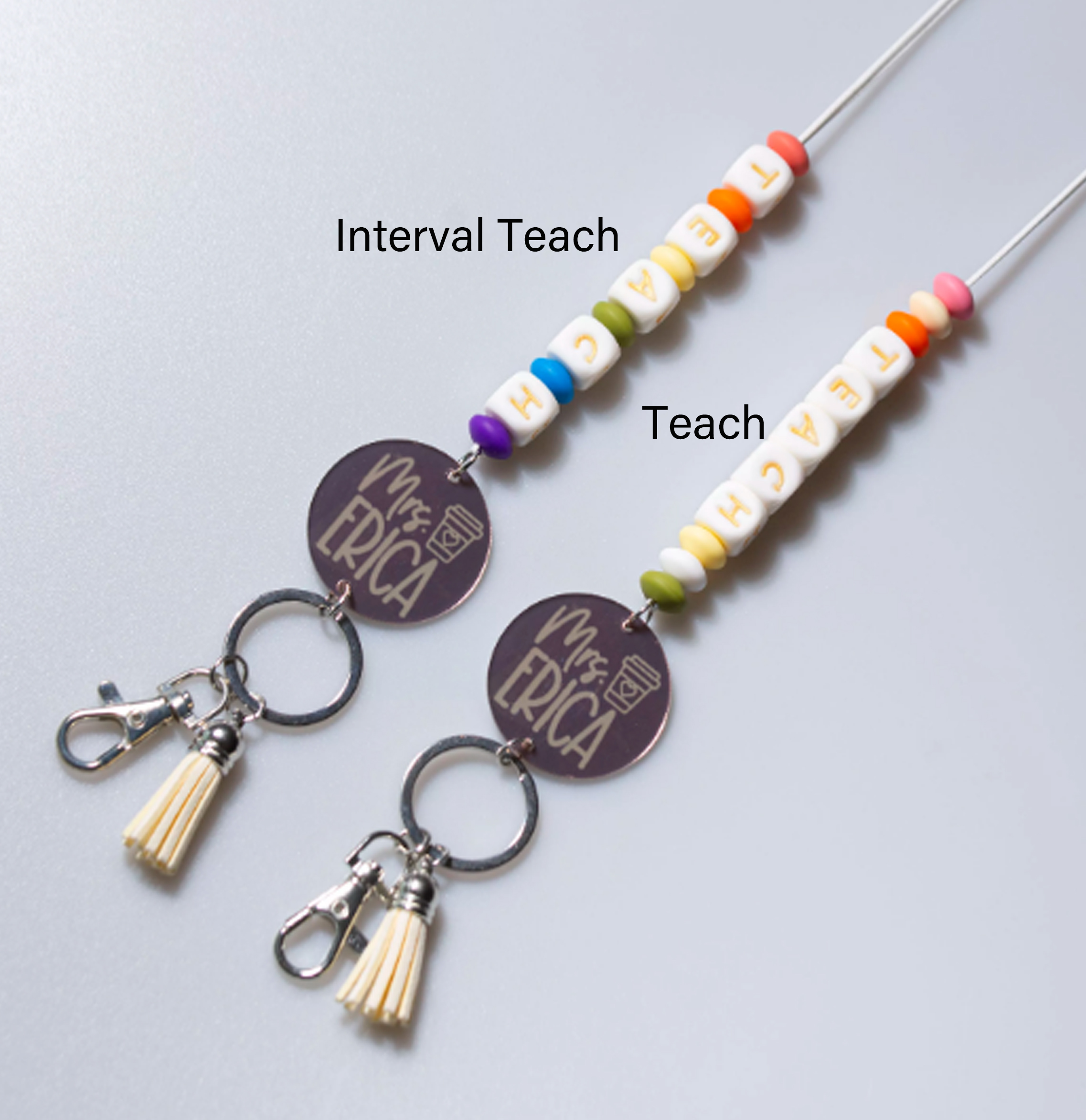 Personalized Teach Letter Lanyard