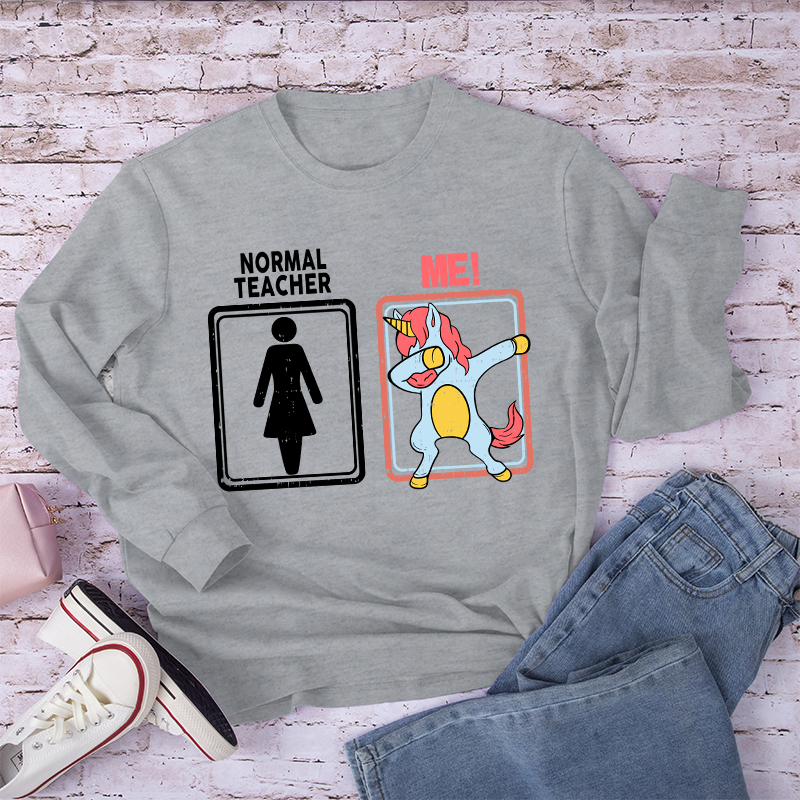 Unicorn Funny Teacher Long Sleeve T-Shirt