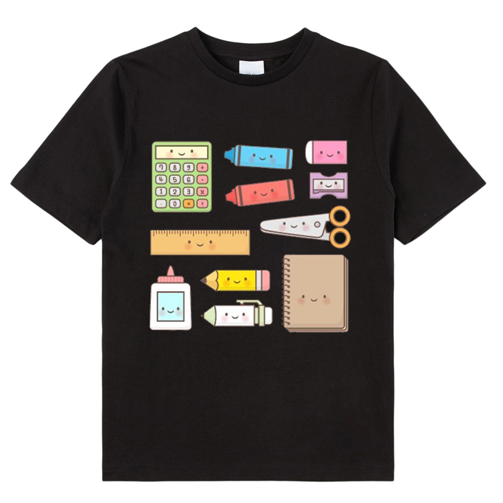 Cartoon Stationery Kids T-Shirt