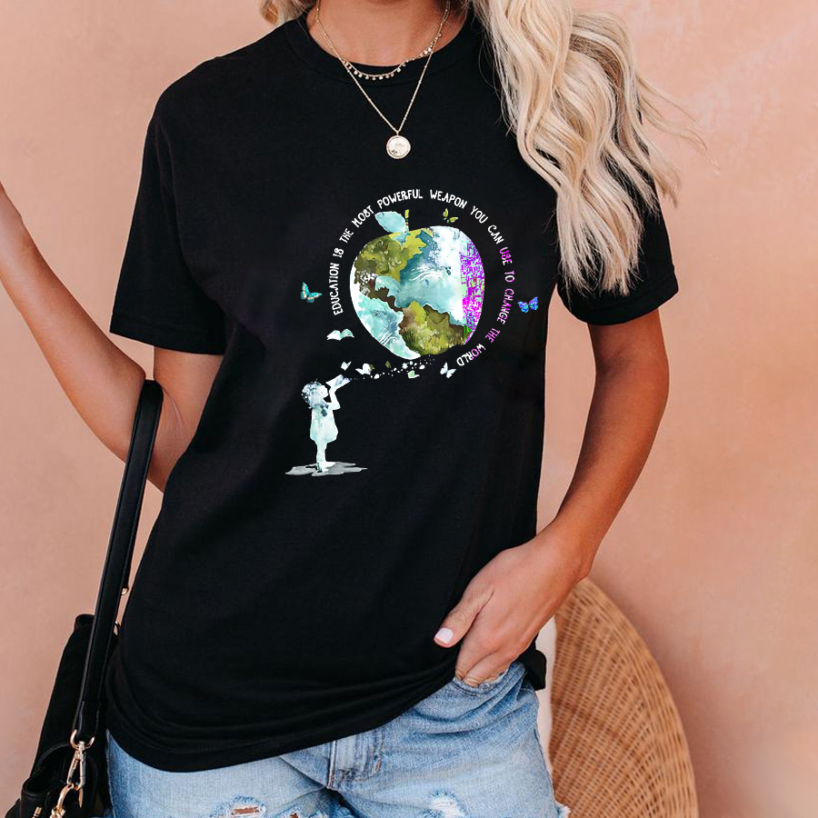 Education Is The Most Powerful Weapon T-Shirt