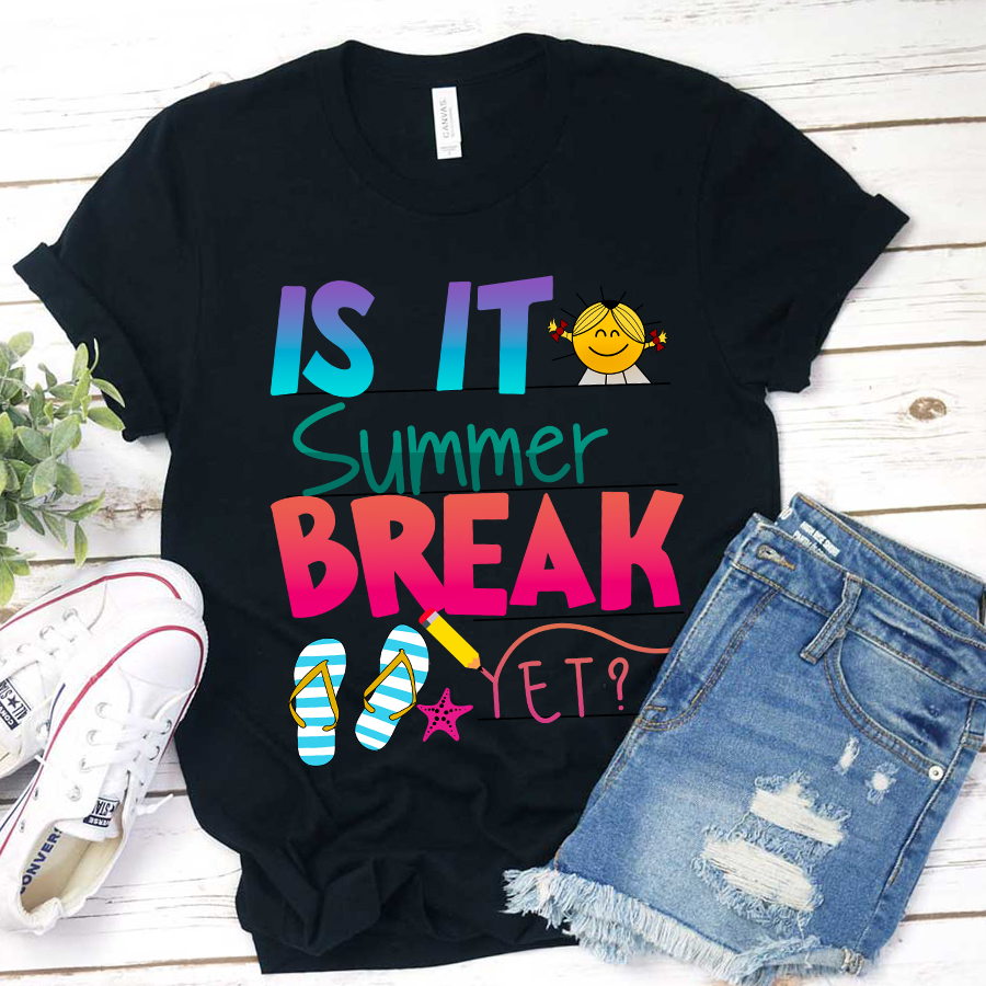 Is It Summer Break Yet Little Girl T-Shirt